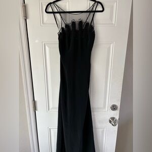 Vintage Niteline Black beaded gown